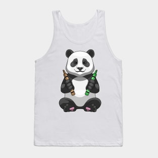 Panda Pupil Crayons School Tank Top